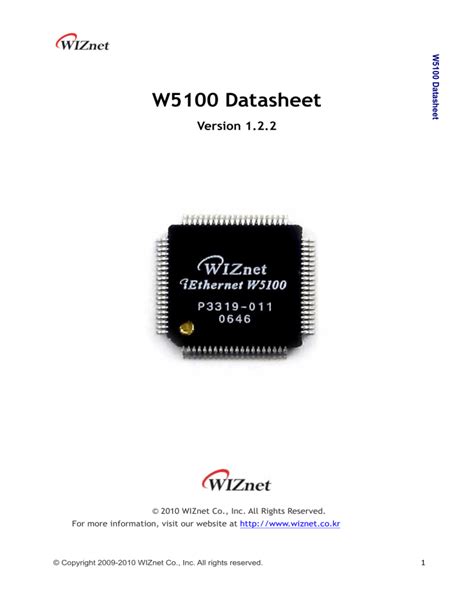 w5100 datasheet|W5100S Ethernet Shield Datasheet Version 1 .